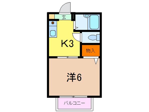 ヴィラ－ジュ甲南山手の物件間取画像